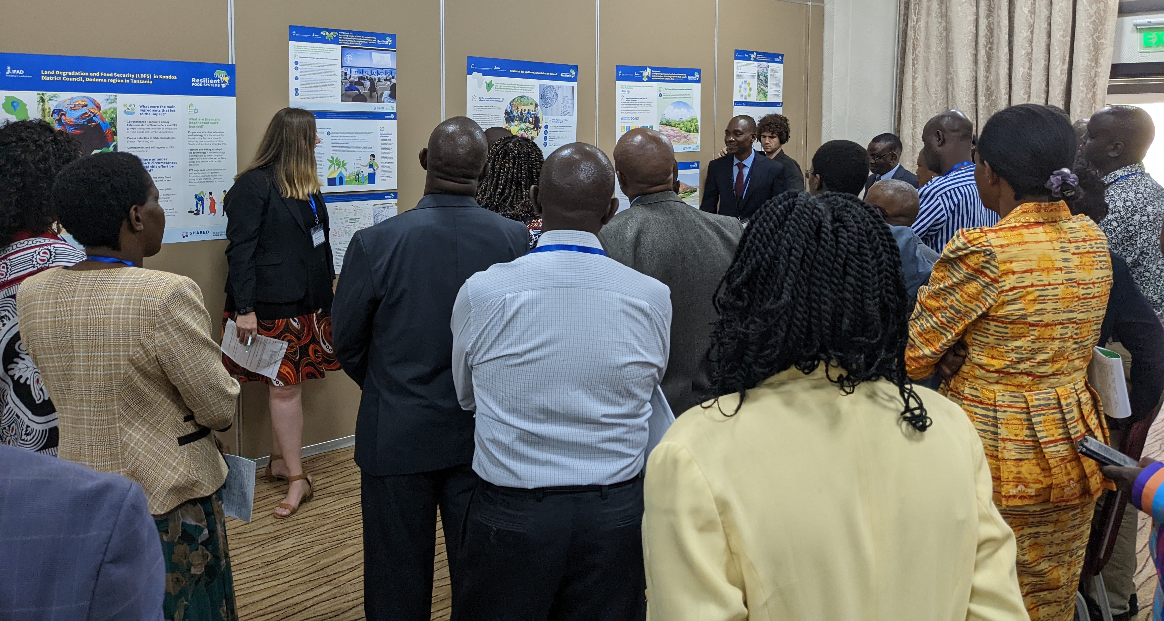 RFS projects communicated their results, impact and key lessons on an interactive experience wall. (c: ICRAF)